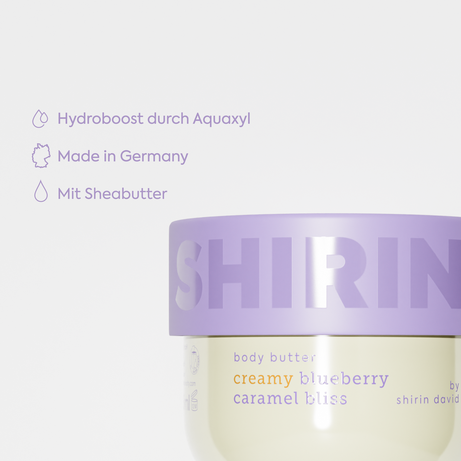Body Butter Creamy Blueberry Caramel Bliss