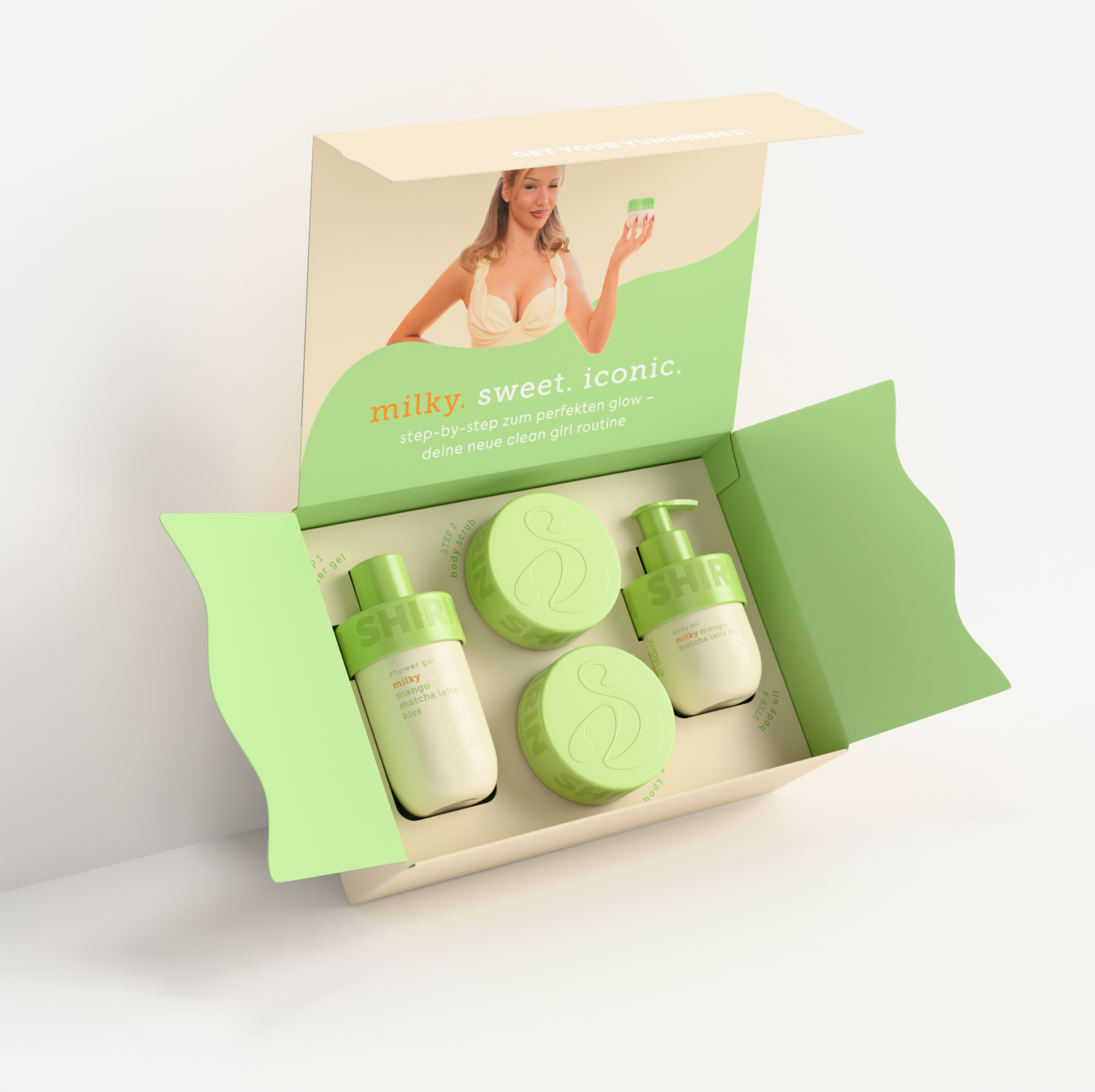 Limited Edition Glow-Girl Set Milky Mango Matcha Latte