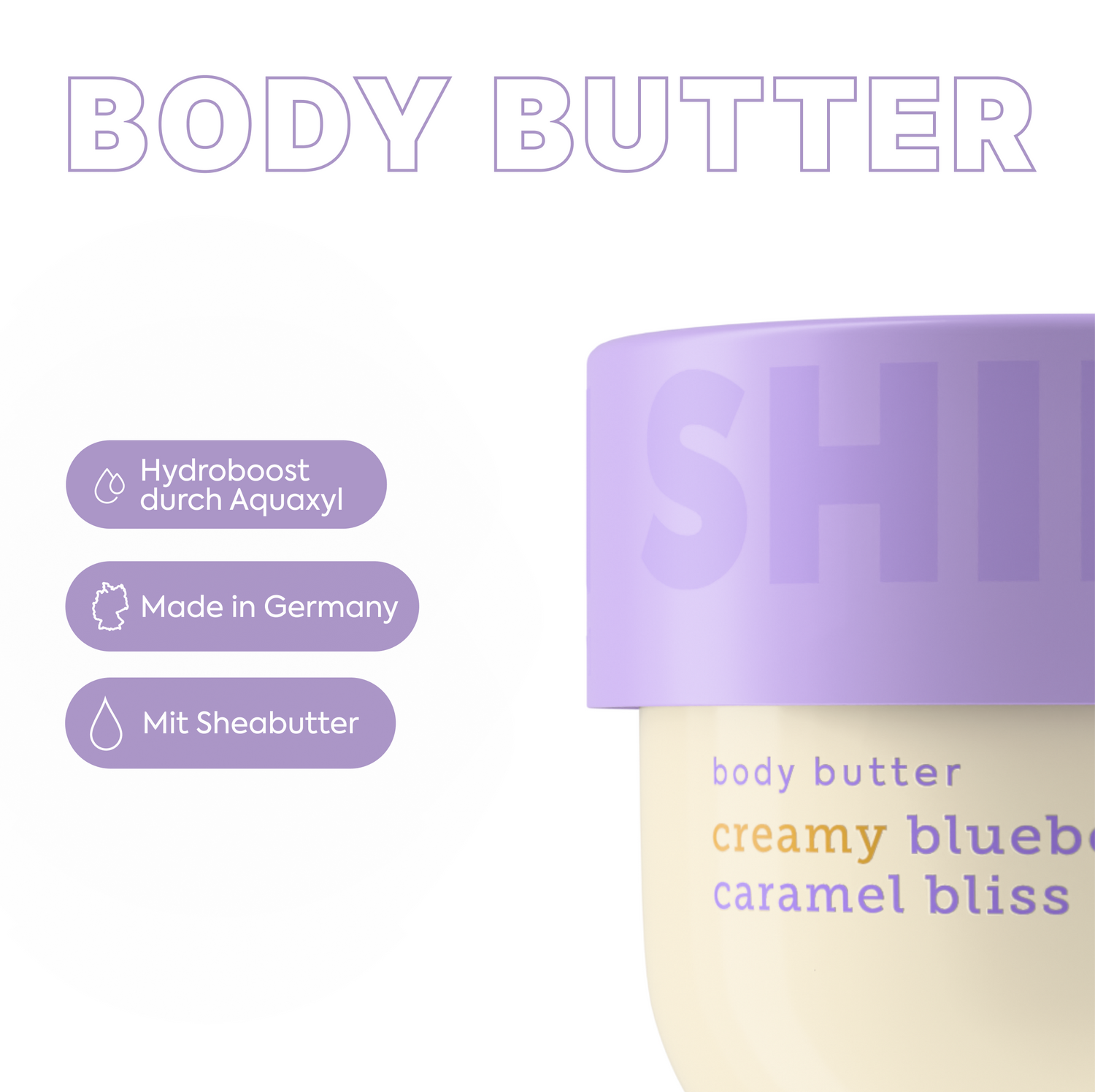 Body Butter Creamy Blueberry Caramel Bliss