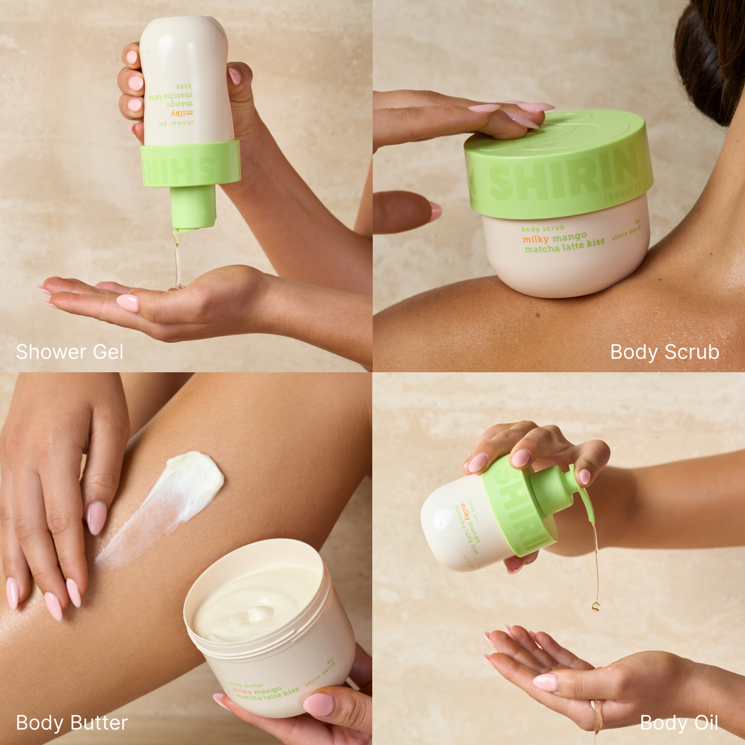 Glow Girl Butter Set Milky Mango Matcha Latte Kiss