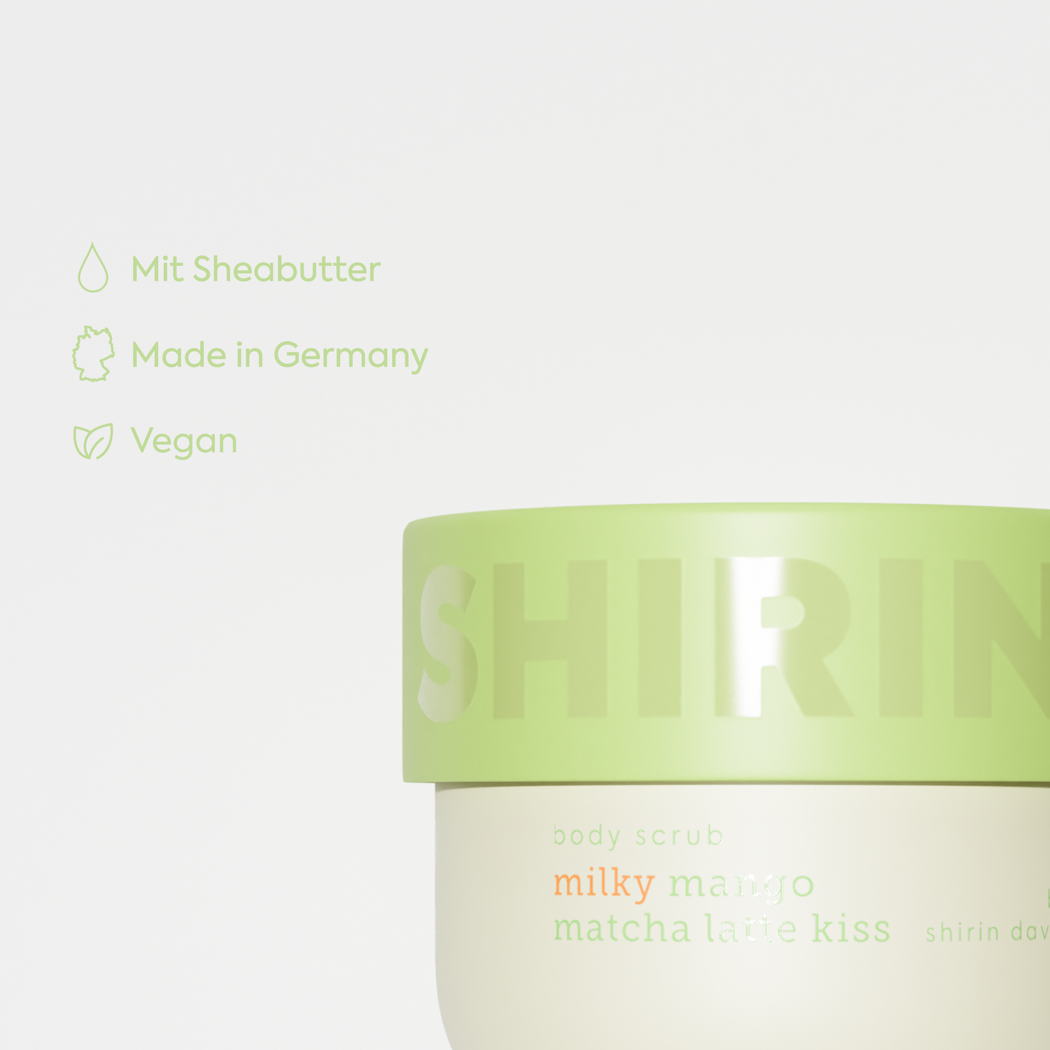 Body Scrub Milky Mango Matcha Latte Kiss