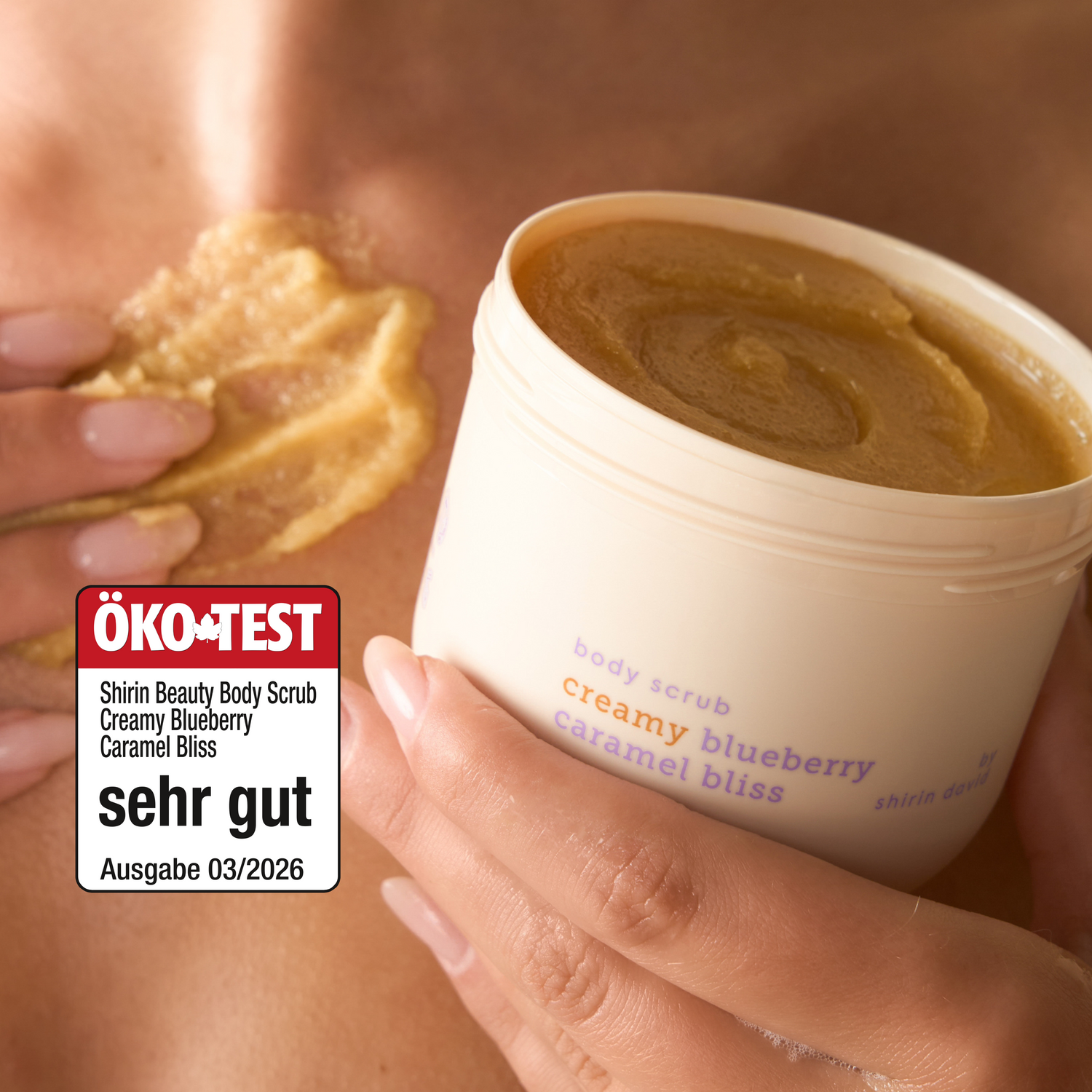 Body Scrub Creamy Blueberry Caramel Bliss