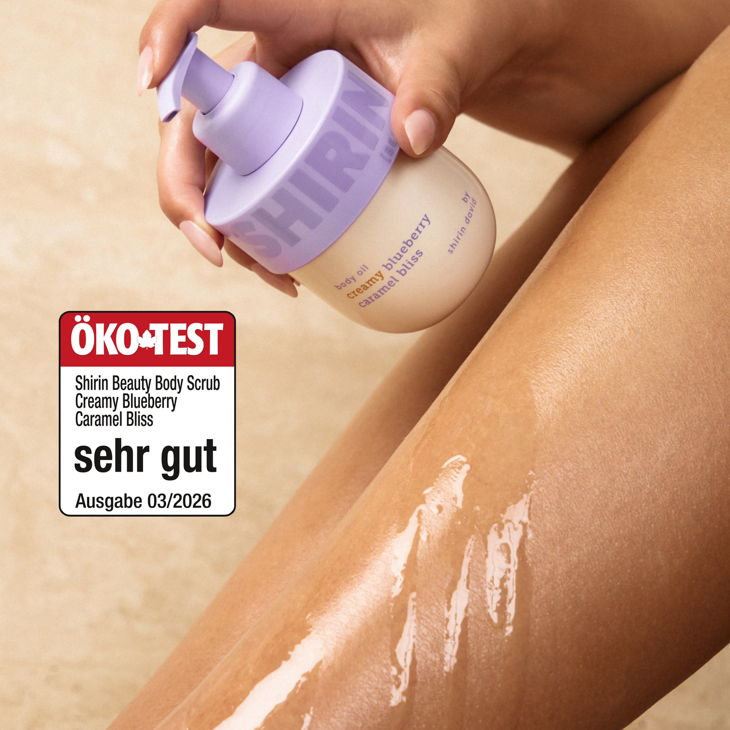 Body Oil Creamy Blueberry Caramel Bliss