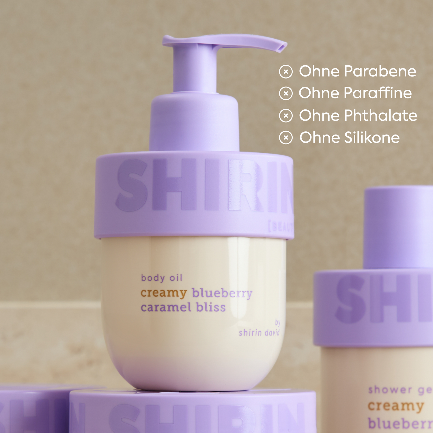 Body Oil Creamy Blueberry Caramel Bliss