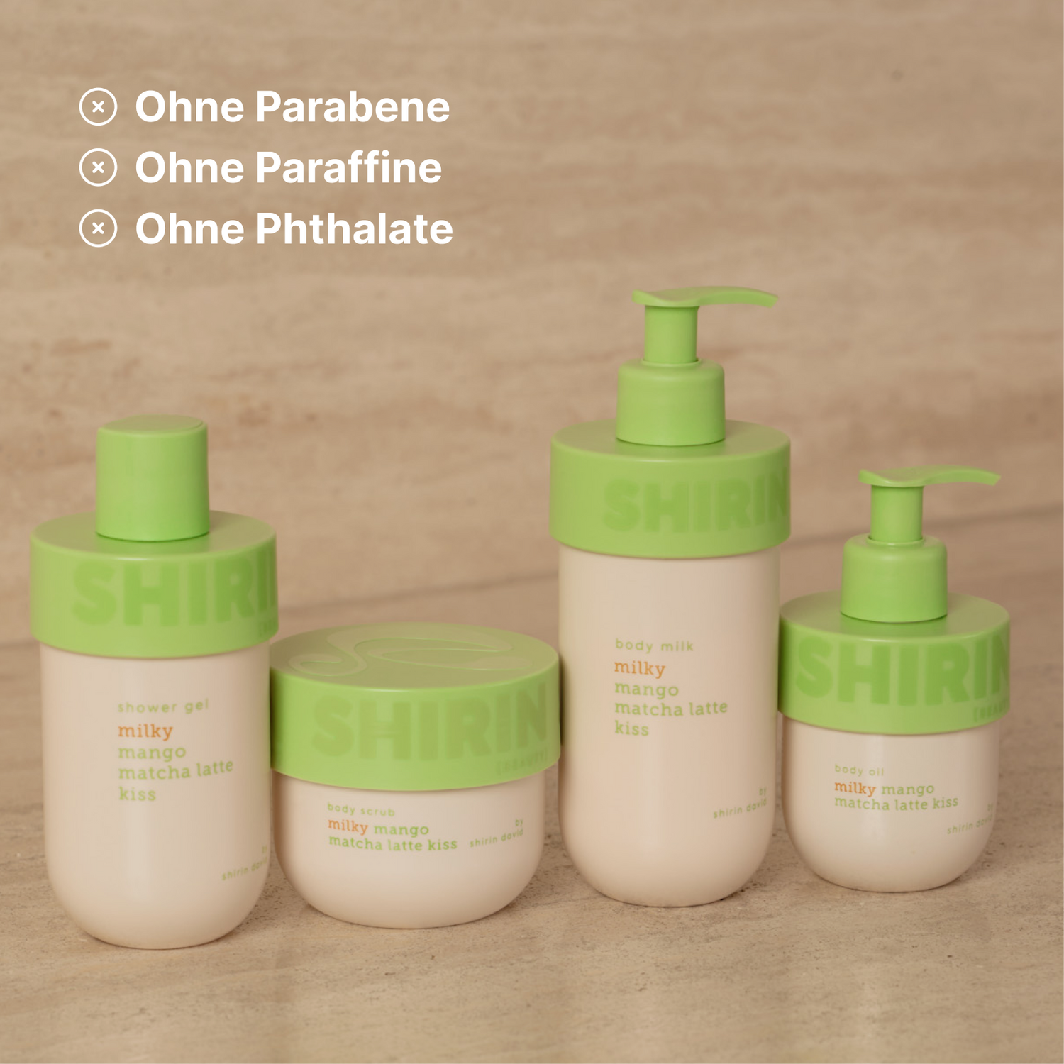 Glow Girl Milk Set Milky Mango Matcha Latte Kiss