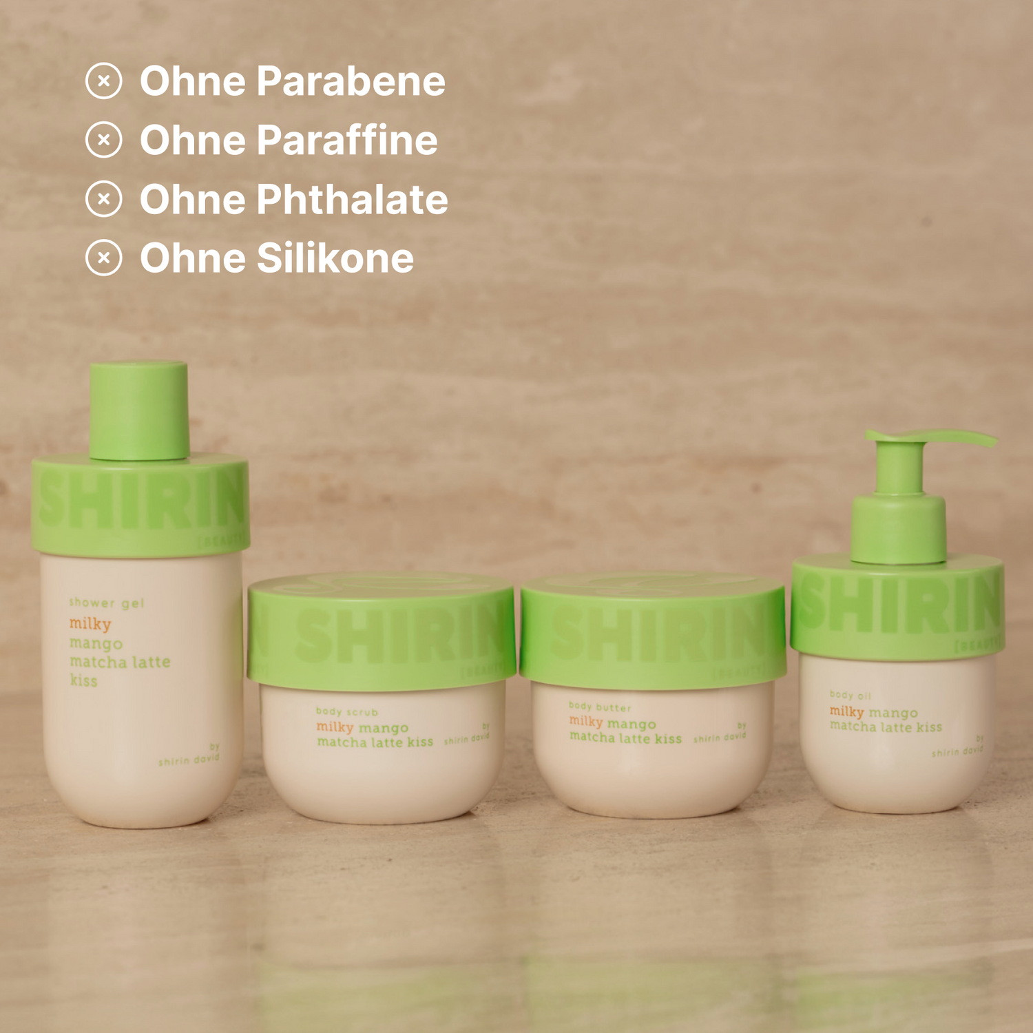 Glow Girl Butter Set Milky Mango Matcha Latte Kiss