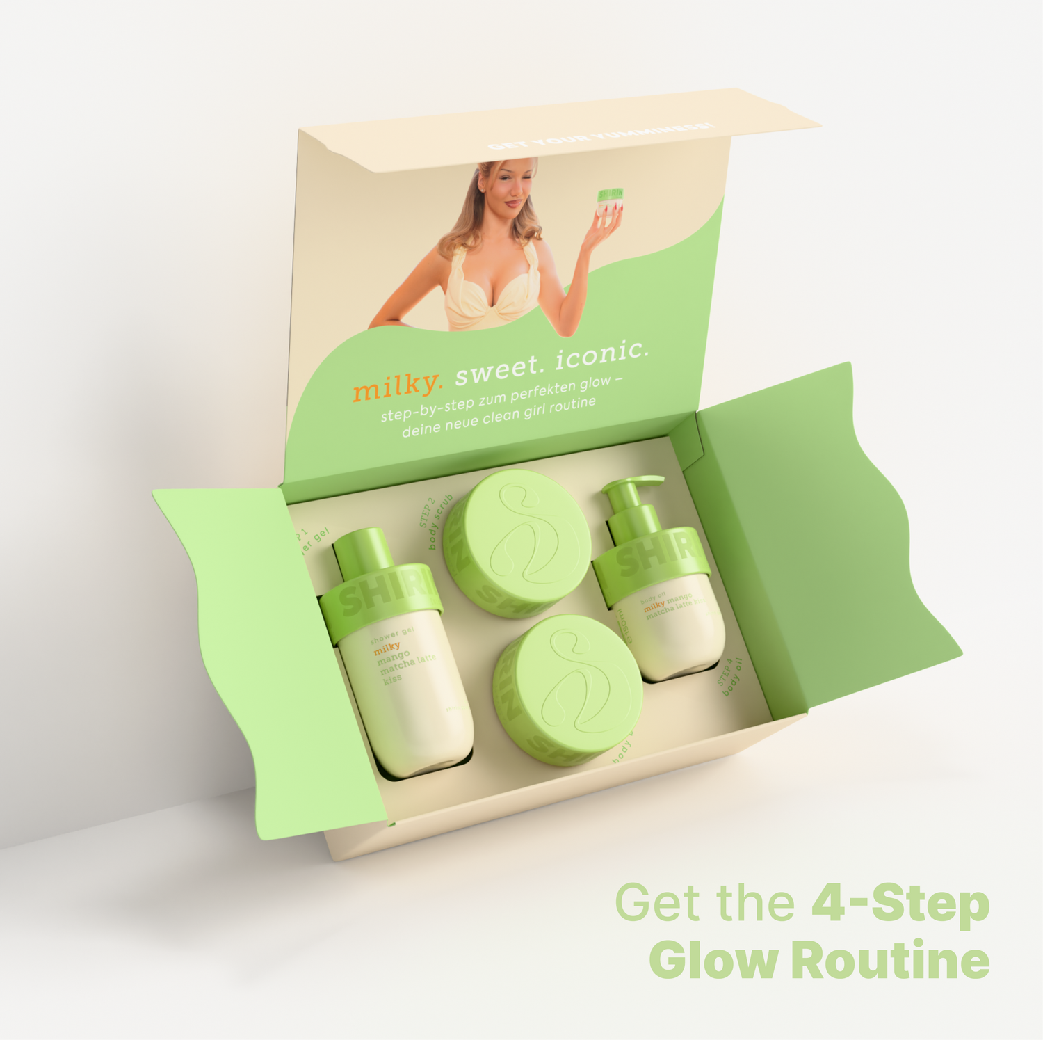 Shower Gel Milky Mango Matcha Latte Kiss