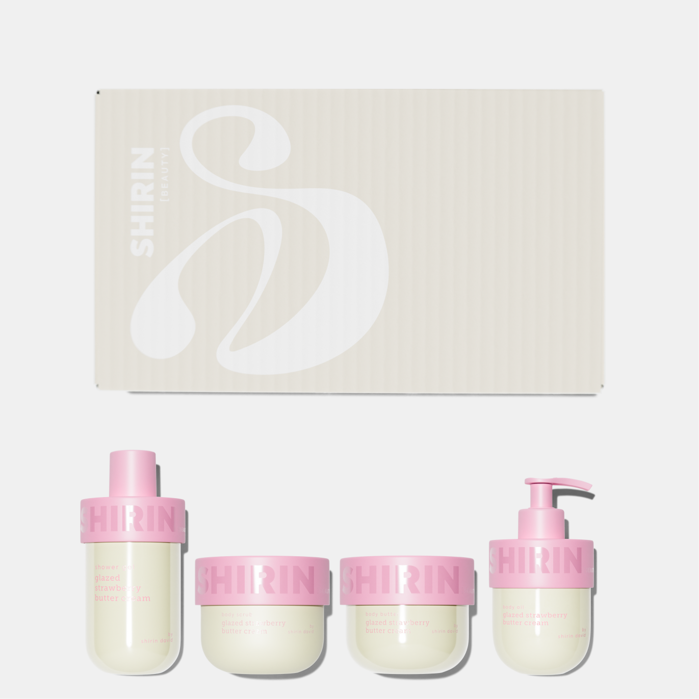Glow Girl Butter Set Glazed Strawberry Butter Cream