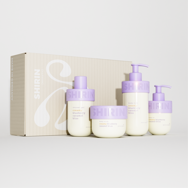 Glow Girl Milk Set Creamy Blueberry Caramel Bliss