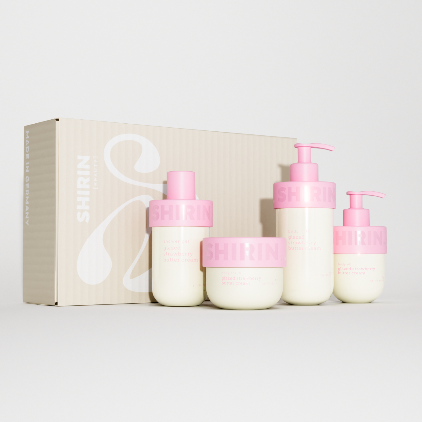 Glow Girl Milk Set Glazed Strawberry Butter Cream