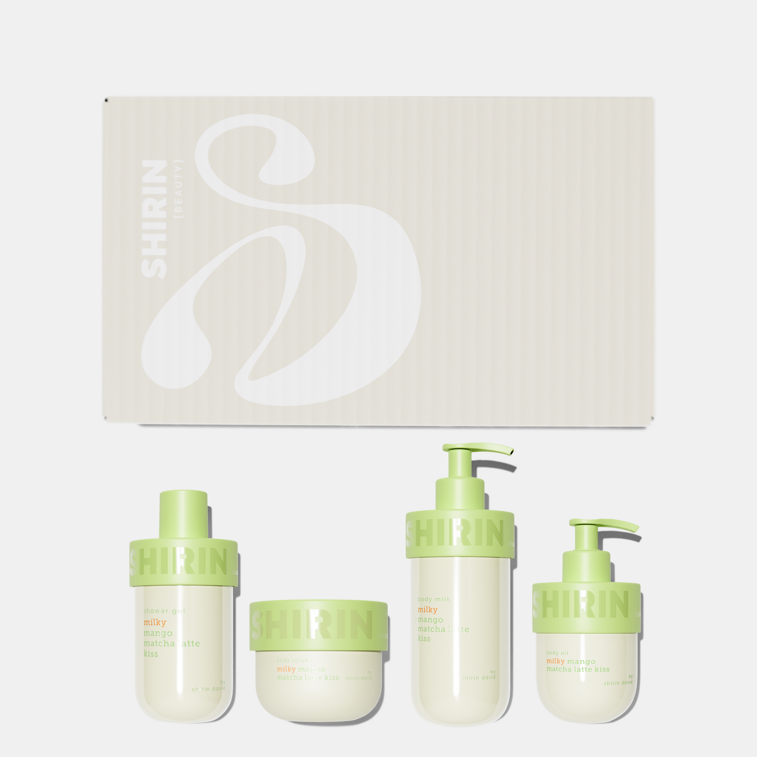 Glow Girl Milk Set Milky Mango Matcha Latte Kiss