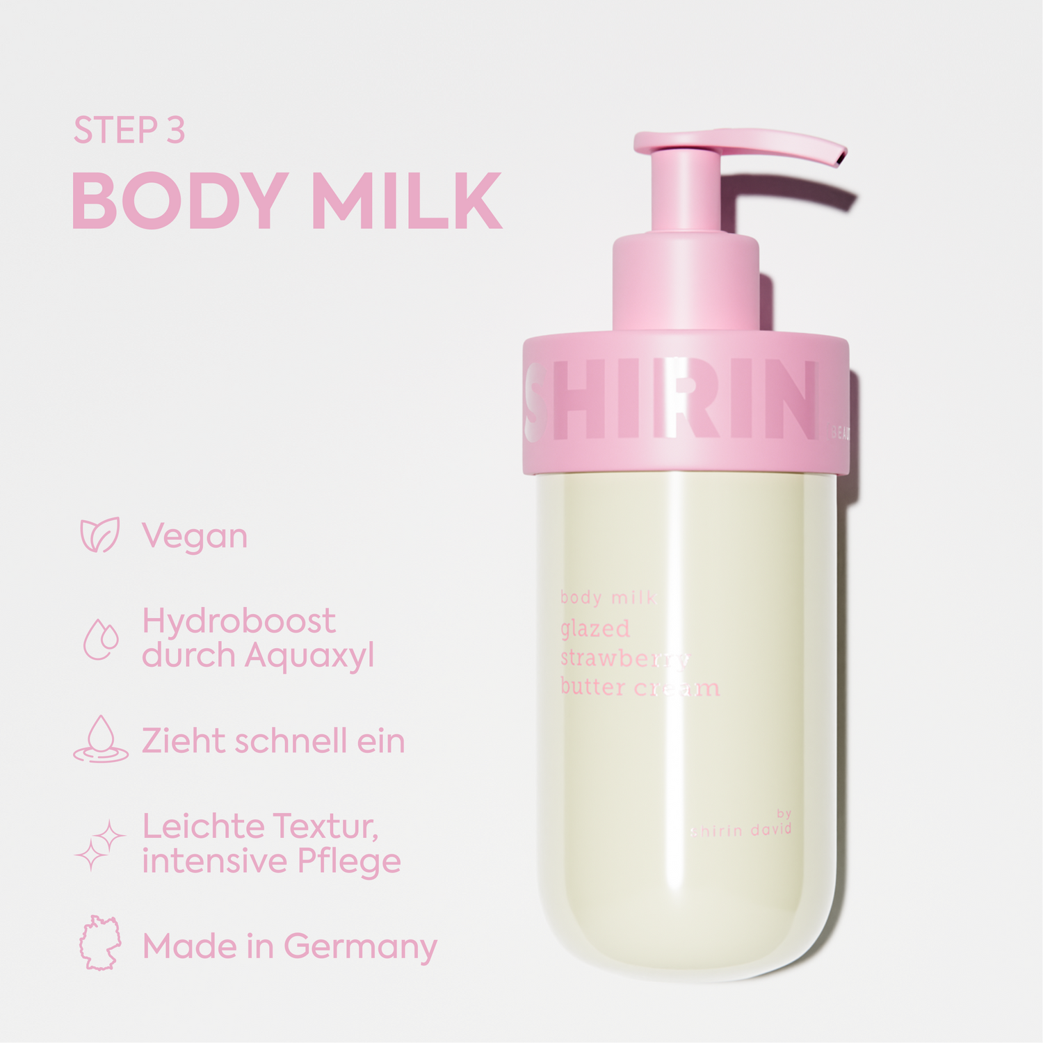 Glow Girl Milk Set Glazed Strawberry Butter Cream