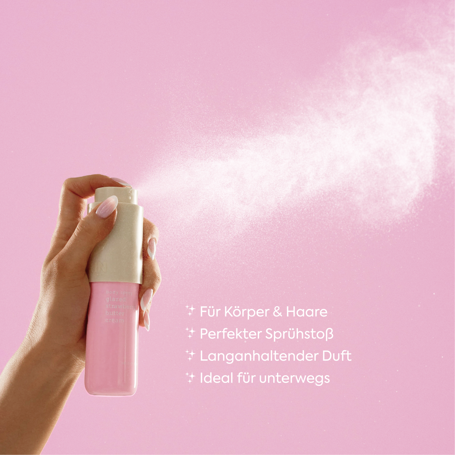 Body Spray Glazed Strawberry Butter Cream