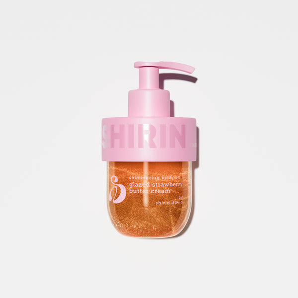 Shimmering Body Oil Glazed Strawberry Butter Cream