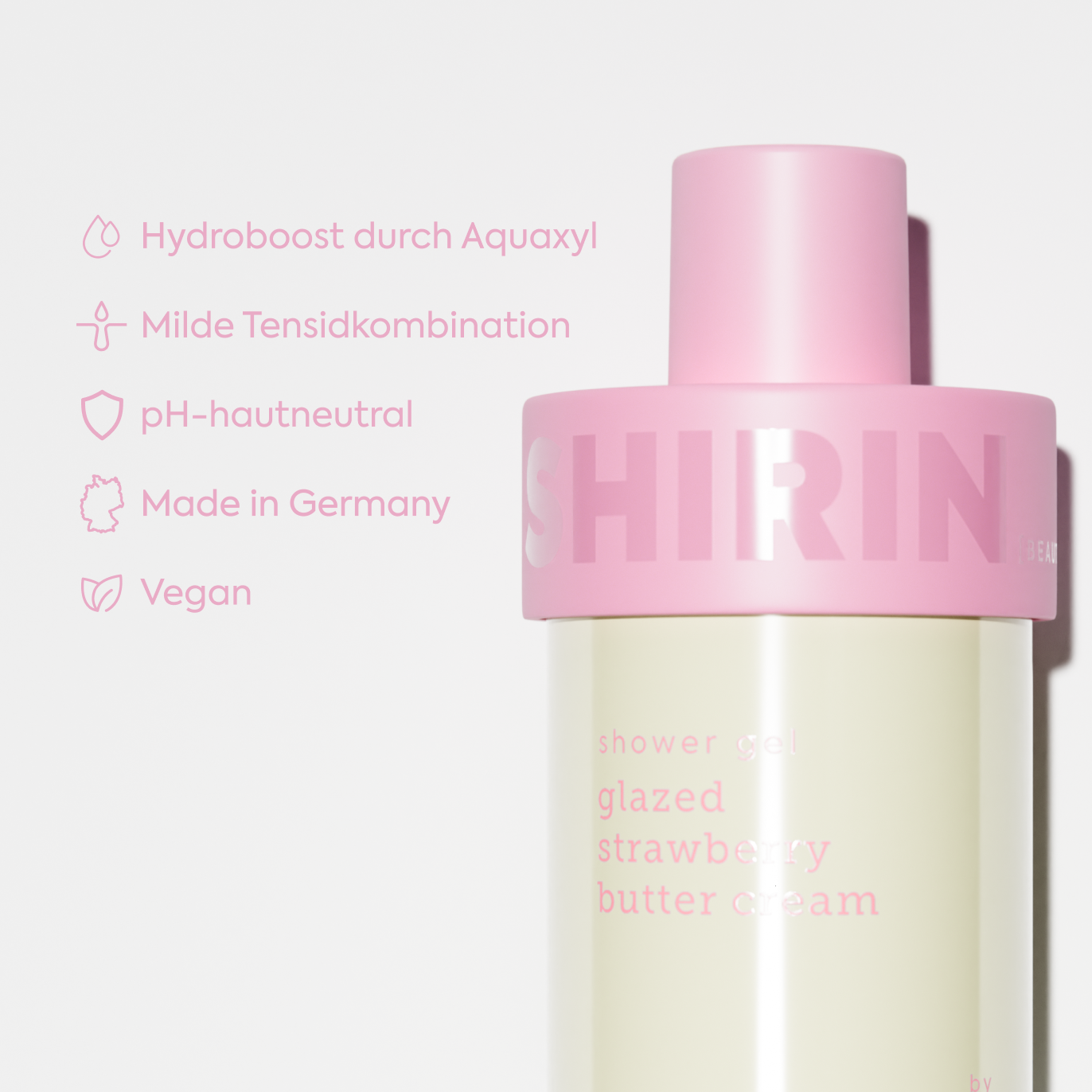 Shower Gel Glazed Strawberry Butter Cream