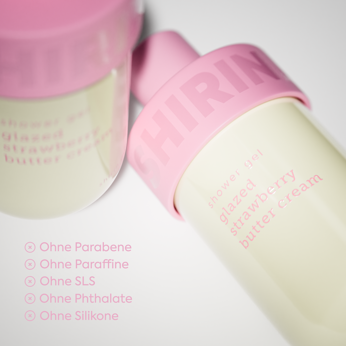 Shower Gel Glazed Strawberry Butter Cream